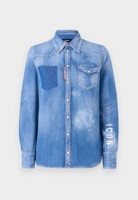 SHIRT - Button-down blouse - denim blue