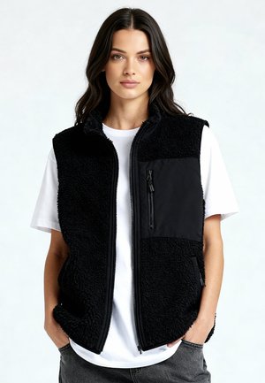 BASIC UNISEX SLEEVELESS - Veste sans manches - black