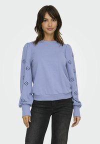 ONLY ONLFEMME PUFF EMBROIDERY - Felpa - tempest