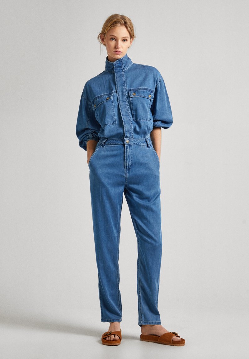Pepe Jeans Jumpsuit donkerblauw denim Pepe Jeans Jumpsuit donkerblauw denim