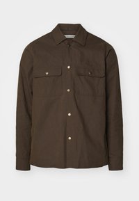 WAXED BLOUSON - Suvejakk - dark olive