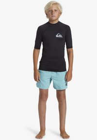 Quiksilver - EVERYDAY UPF50 SS YOUTH - Print T-shirt - black Thumbnail Image 1