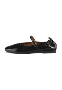 LUXE STRIDES - Riemchenballerina - black