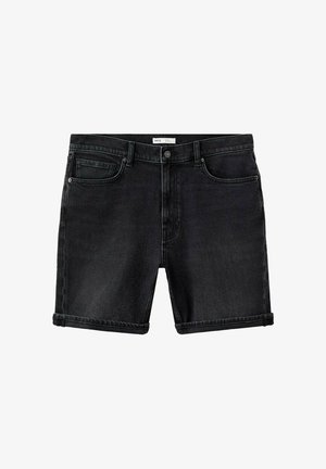 Mango, ADULT - Denimové šortky - black denim