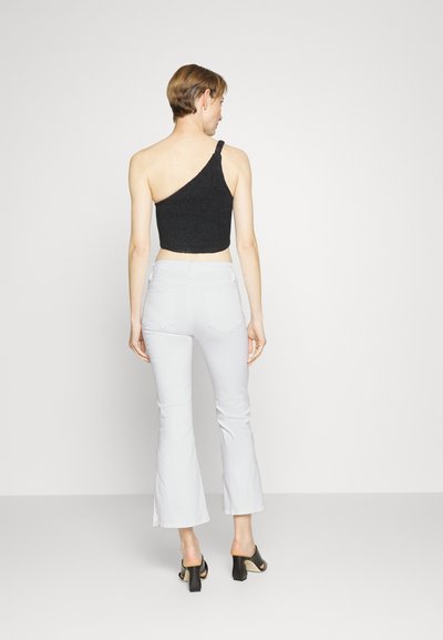 FRAME LE CROP MINI SLITS - Τζιν καμπάνα - blanc