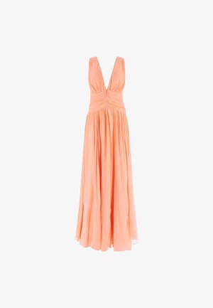 MARCIANO BY GUESS, ADELA V NECK LONG DRESS - Vestido largo - orange