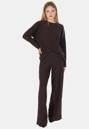 SET  - Maglione - marrone