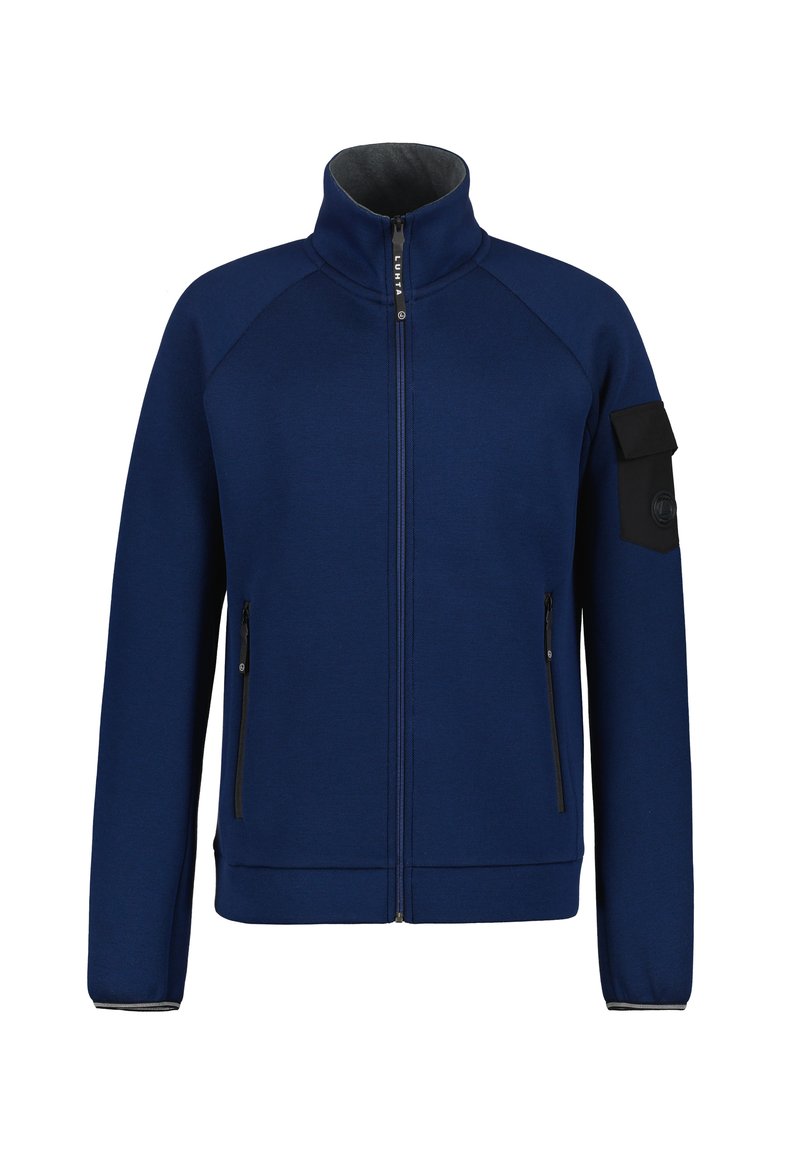 LUHTA Sweater met rits blauw LUHTA Sweater met rits blauw