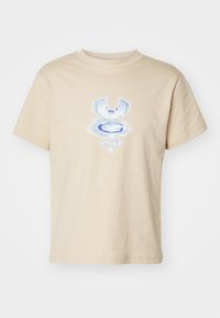 Weekday BOXY GRAPHIC TEE - Printtipaita - beige