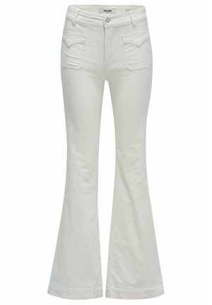 DESTINY PUSH UP FLARE - Vaqueros bootcut - beige