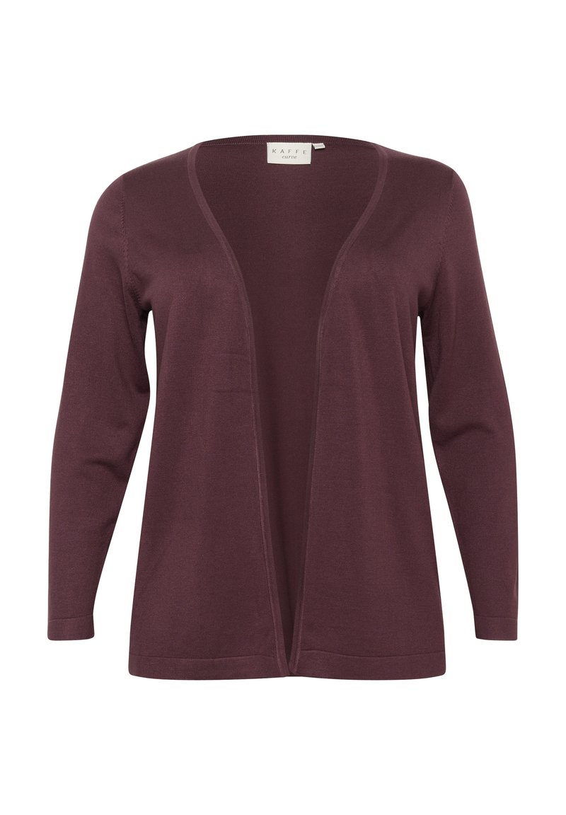 Kaffe Curve Vest bordeauxrood