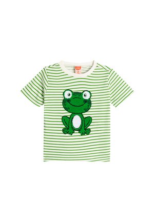 SHORT SLEEVE CREW NECK FROG PRINTED - T-shirt print - green