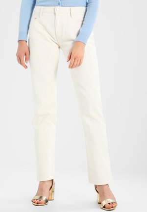Straight leg jeans - white denim