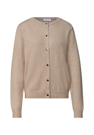 Street One Studio, CARDIGAN MIT RUNDHALS UND KNÖPFEN - Gilet - biscuit sand mel.