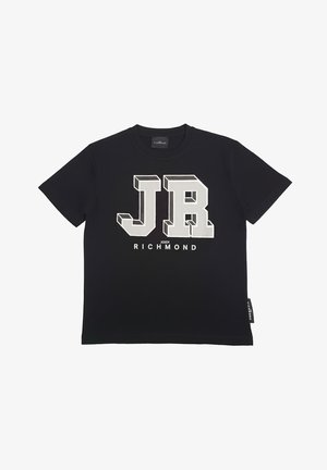 John Richmond, T-shirt con stampa - nero