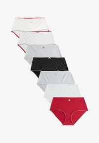 Niet geselecteerd, red black