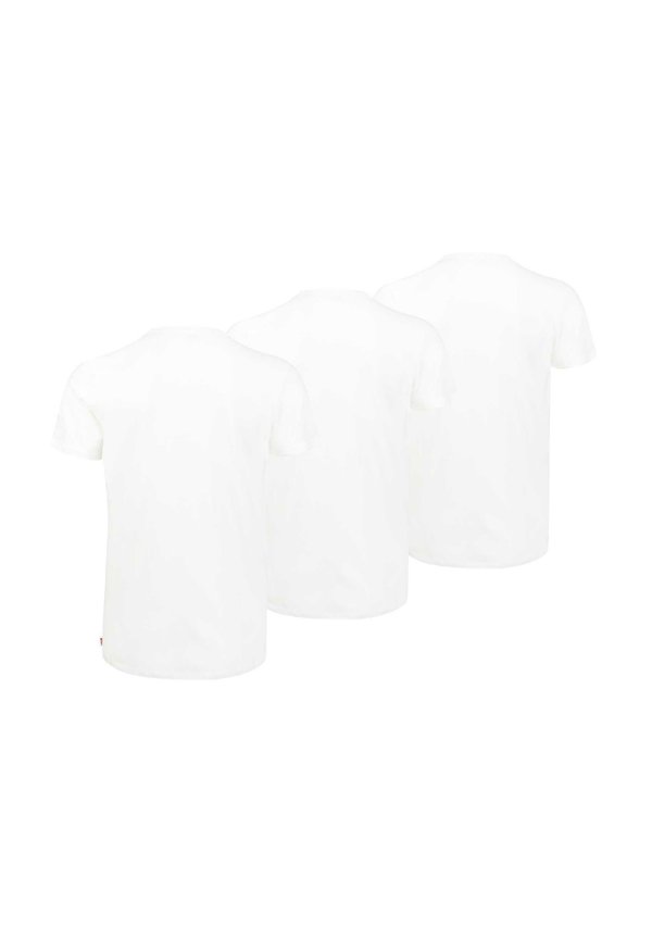 6ER PACK - ECOM  V-AUSSCHNITT KURZARM - Basic T-shirt - weiß3