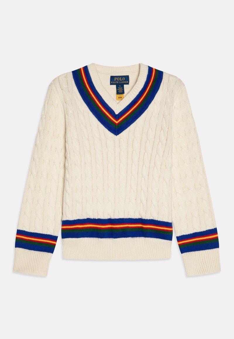 Polo Ralph Lauren V NECK - Trui - guide cream