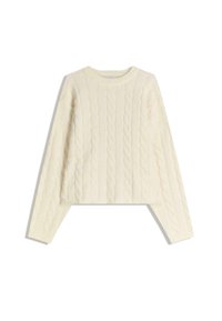 CABLE- SWEATER - Maglione - beige