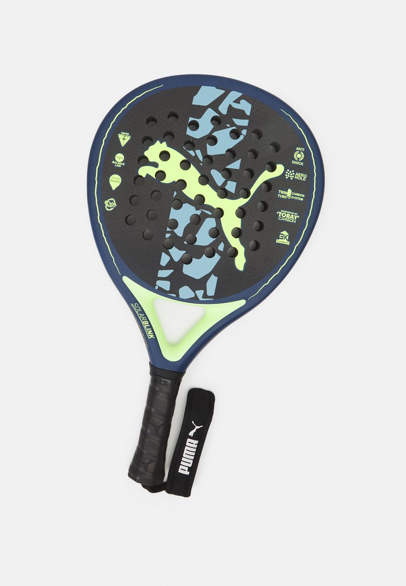 Puma SOLARBLINK UNISEX - Rachetă padel - new navy/fast yellow/albastru ...