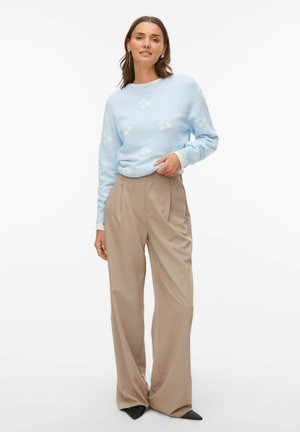 VMDOFFY INTARSIA - Džemperis - cashmere blue