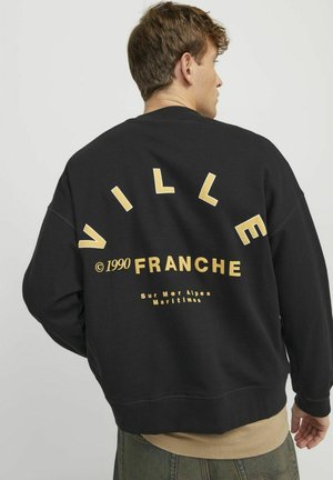 MIT RUNDHALS  - Sweatshirt - black