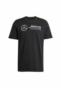 MERCEDES - AMG PETRONAS FORMULA ONE TEAM DNA GRAPHIC MEN - T-shirts print - black   white