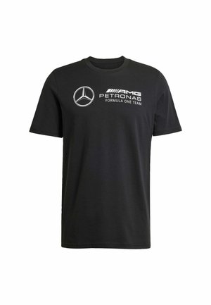 adidas Originals MERCEDES - AMG PETRONAS FORMULA ONE TEAM DNA GRAPHIC MEN - Print T-shirt - black   white
