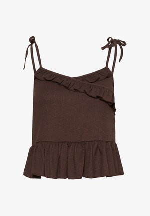 Kaffe, KAKRISTINA STRAP TOP - Top - coffee bean