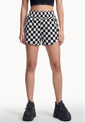 myMo ROCKS Šortky - black check