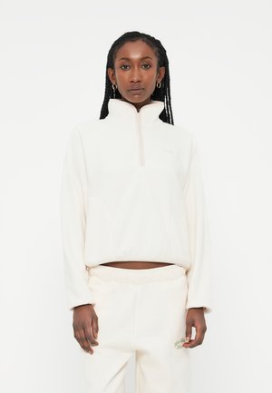 HALF ZIP - Φλις πουλόβερ - white