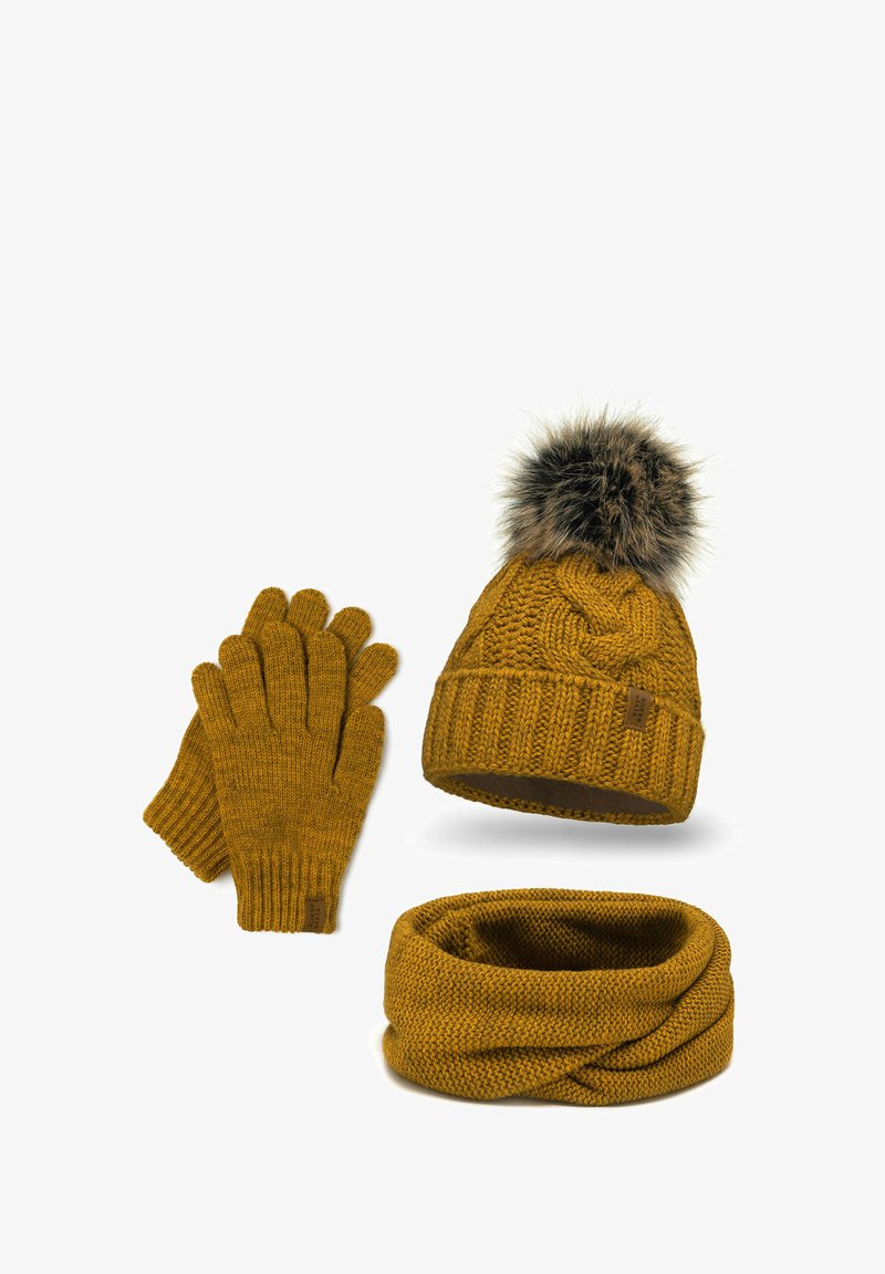 Vivisence SET LOOP Sciarpa dark yellow/giallo scuro