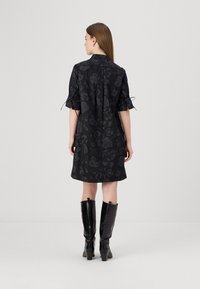 Marimekko HELMAT NOKTURNO - Päevakleit - black/dark grey