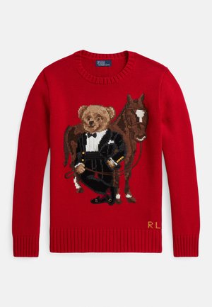 LUNAR NEW YEAR POLO BEAR SWEATER - Maglione - red