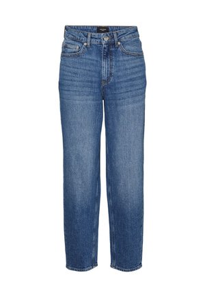 Vero Moda Curve VMTESSA MOM - Blugi mom fit - medium blue denim