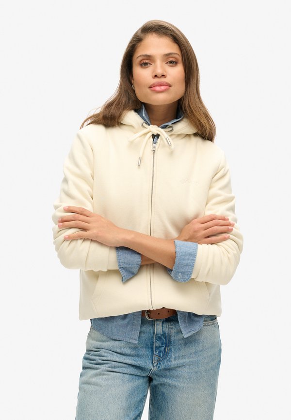 HOODIE - Sweatjacke - turtledove cream