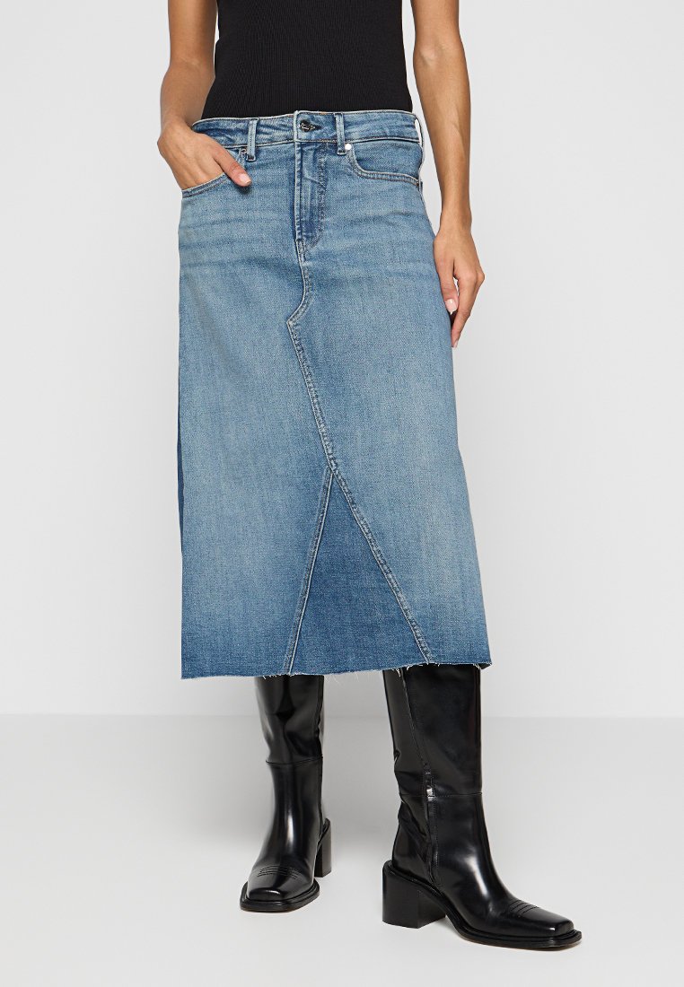 Denham Jeansrok blauw
