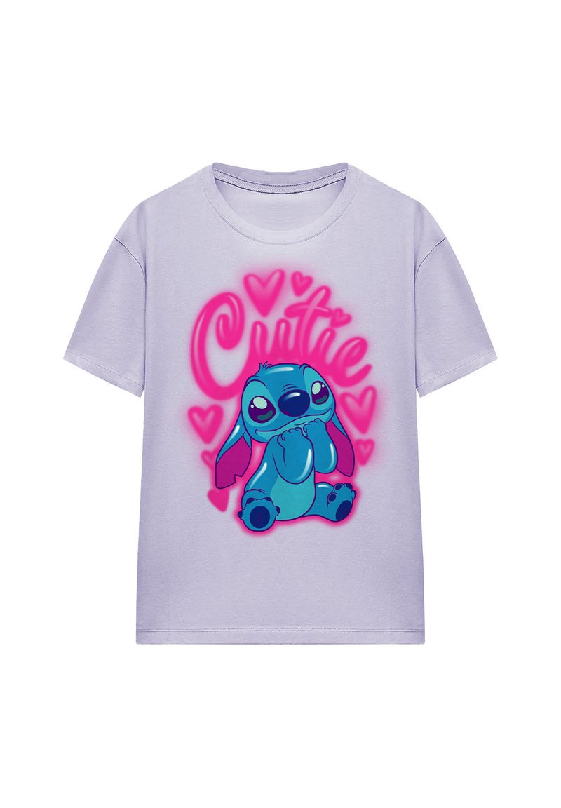 Disney T-shirt print donkerroze