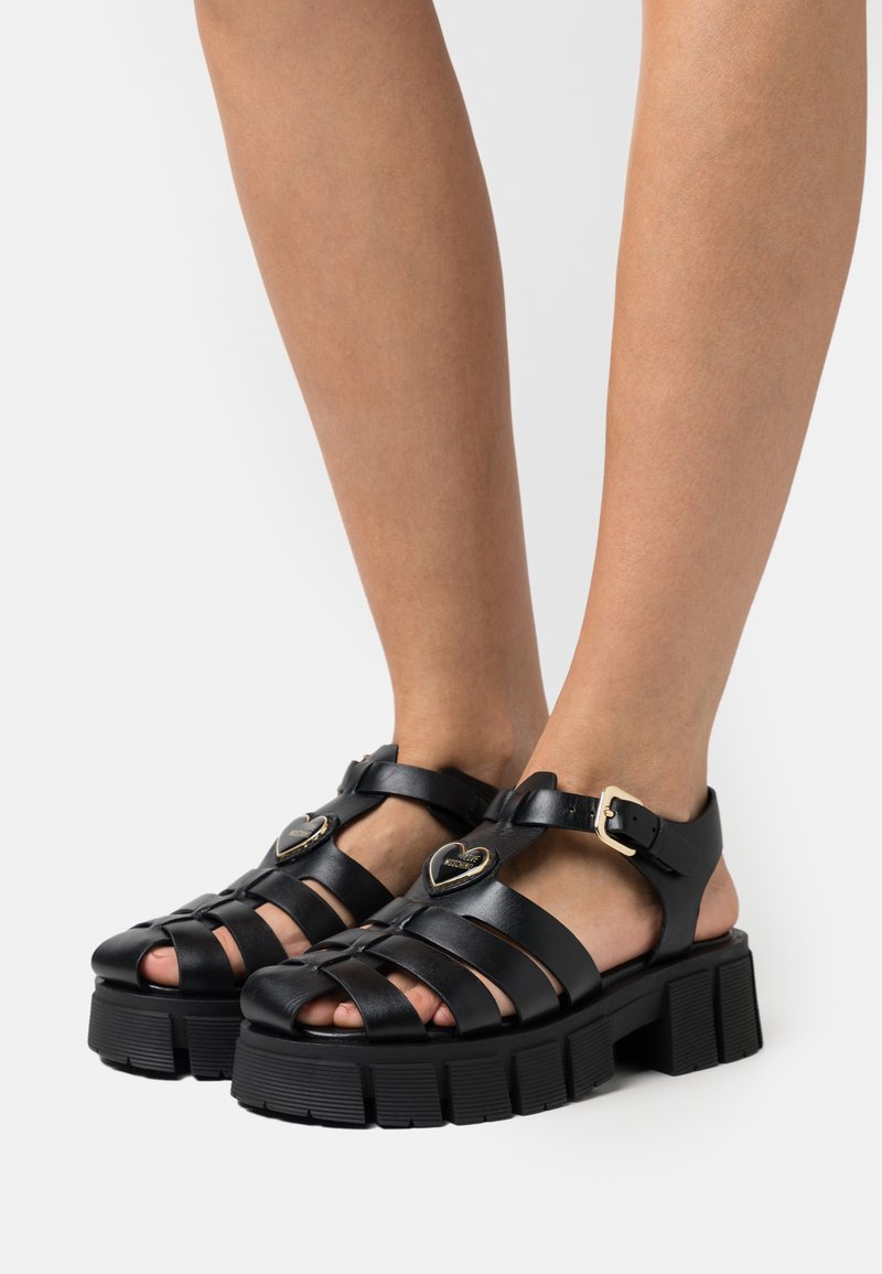 Love Moschino Sandály nero/černá Zalando.cz