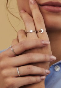 Selected Jewels Ring - silberfarben