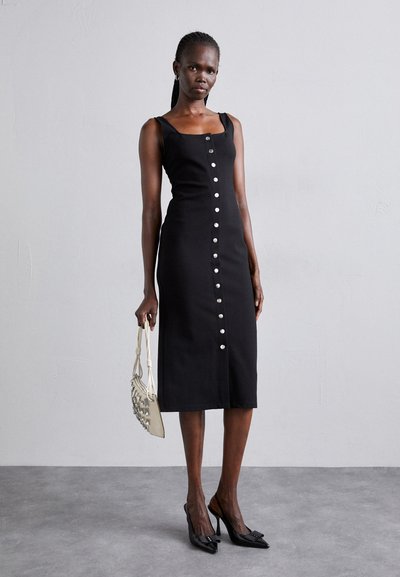 STAUD DOMANI DRESS - Vabalt langev kleit - black