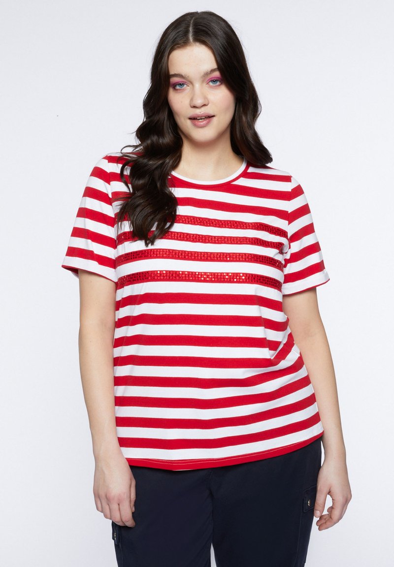 Fiorella Rubino T-shirt print rood