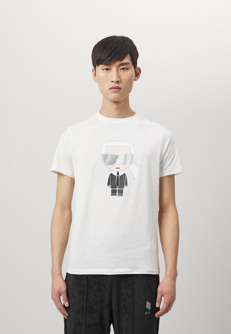 KARL LAGERFELD - CREWNECK  - Camiseta estampada - white, Ampliar