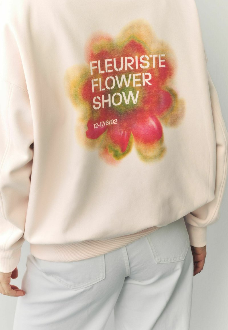 Sweat Pull NEXT Femme - Noir à Fleurs - Taille L - Coupe Décontractée - Bon état