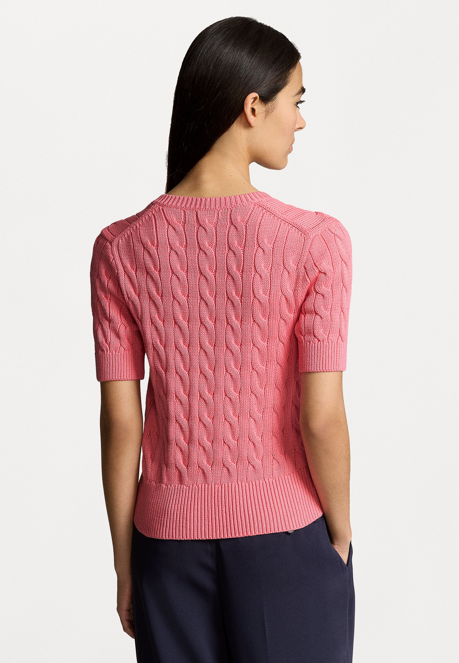 トップス Lacey ribbon cardigan Pink Polo Ralph Lauren - Kardigan/różowy - Zalando.pl
