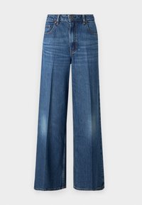 WIDE LEG  - Wide Leg - blue denim