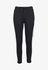 LADIES INTERLOCK JOGPANTS - Pantalon de survêtement - black/white
