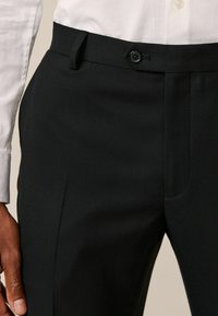 Next SKINNY FIT TEXTURED - Habitbukser - black