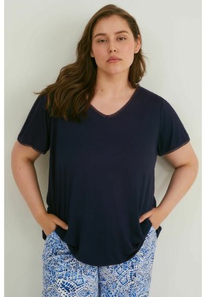 Basic T-shirt - dunkel blau