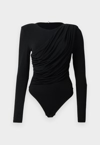 AMERICAN BEAUTY BODYSUIT  THONG - Hosszú ujjú felső - black